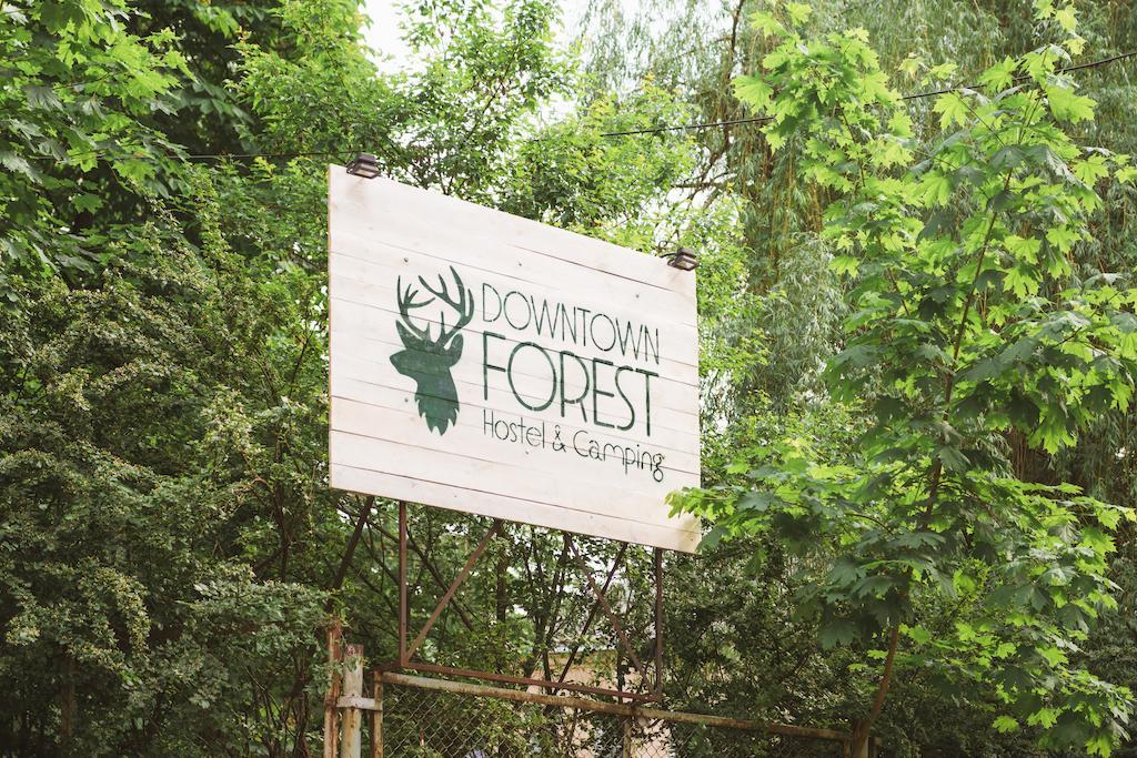 Downtown Forest Hostel & Camping Wilna Exterior foto